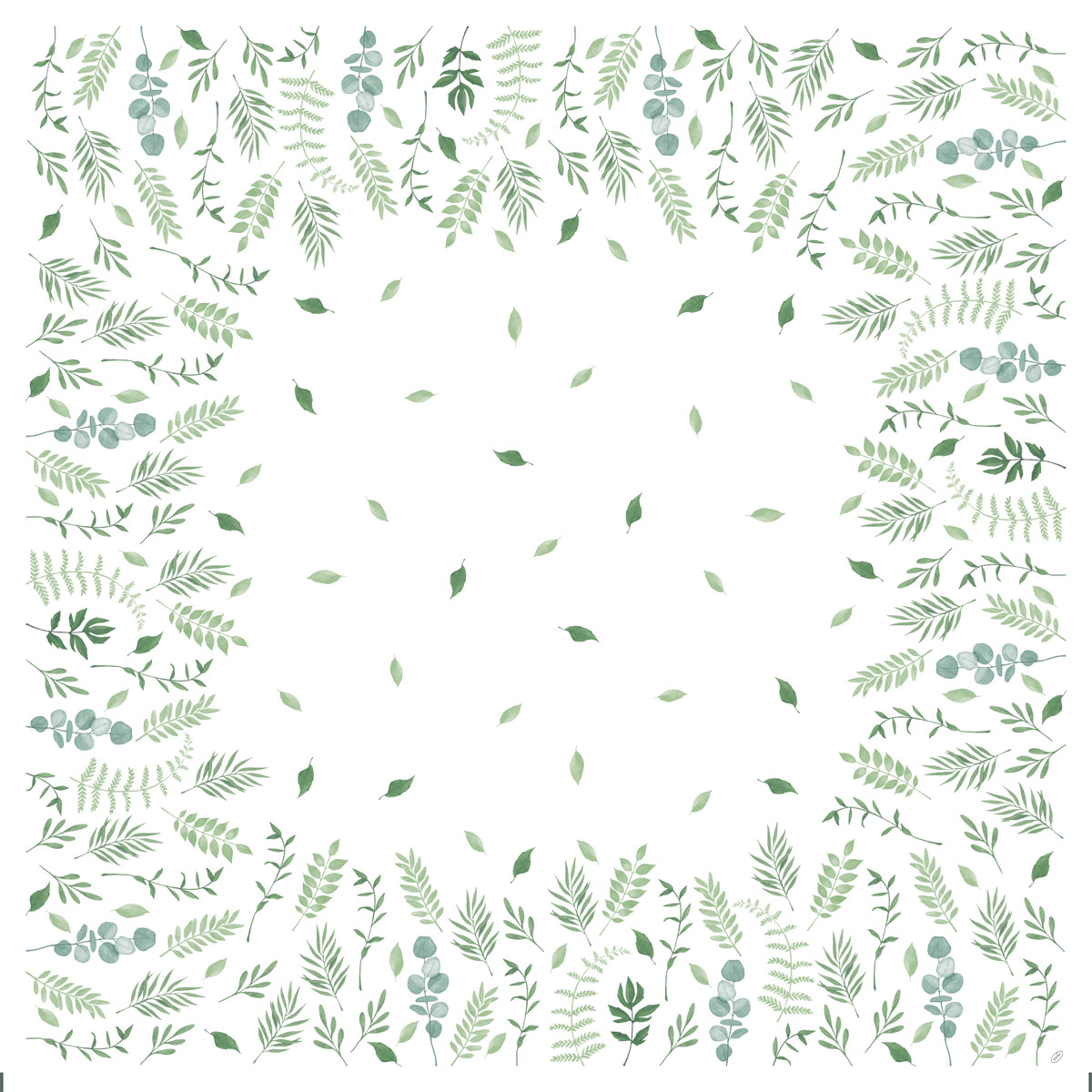 Fata de masa non-textila Dunicel 84X84cm Greenery