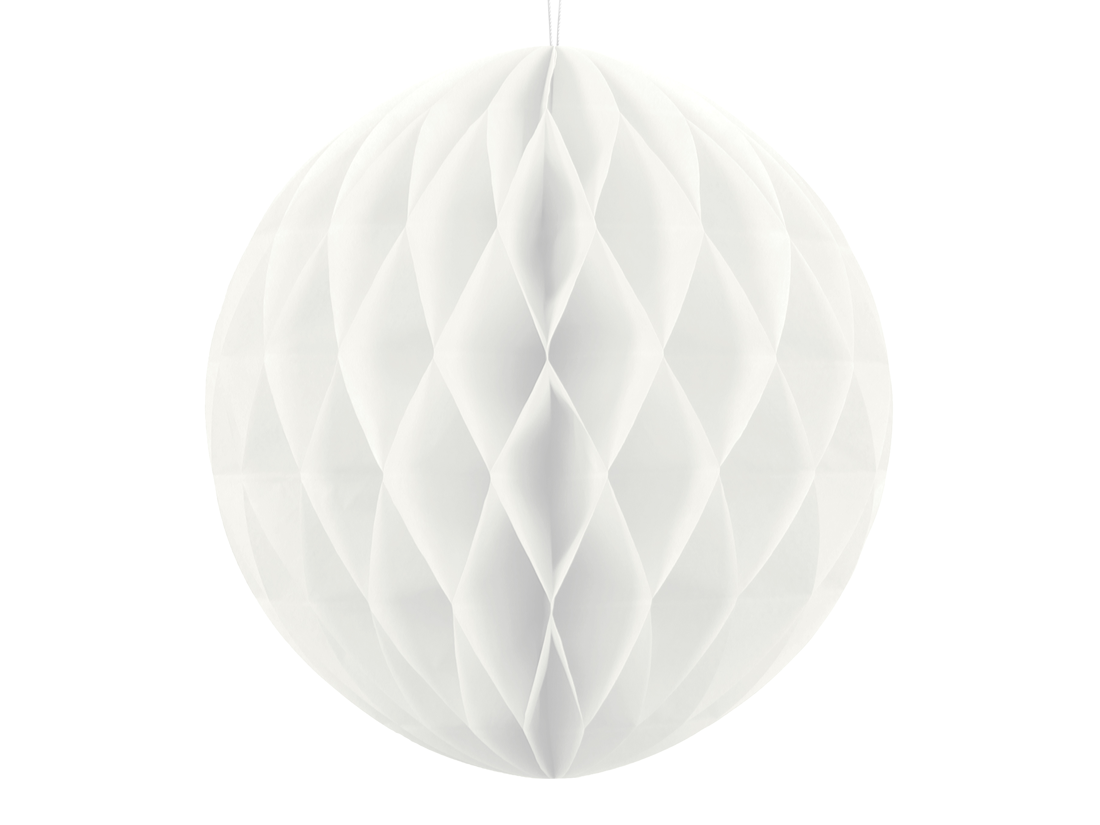 Decorațiune din hârtie Sferă  20cm, Albă
