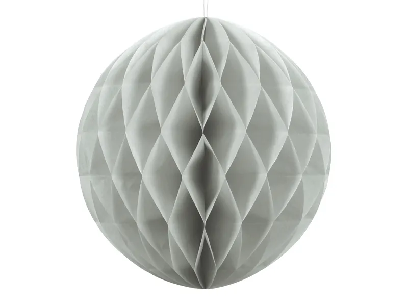 Decorațiune din hârtie Sferă  20cm, Gri
