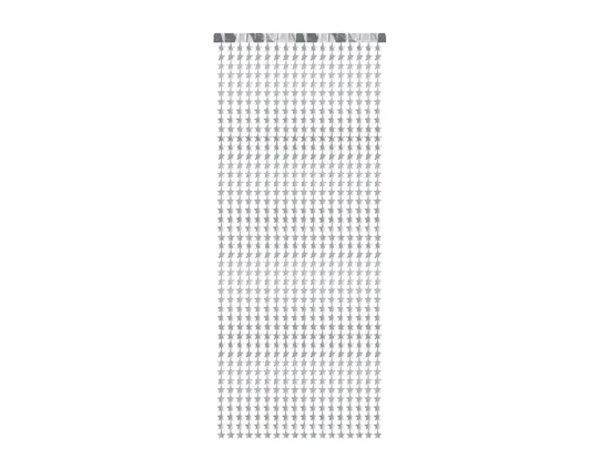 Ploita perdea steluțe argintii, 100x245cm